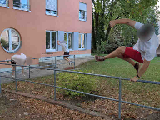 Foto:  der Ort, an dem Johann belästigt wurde, unten